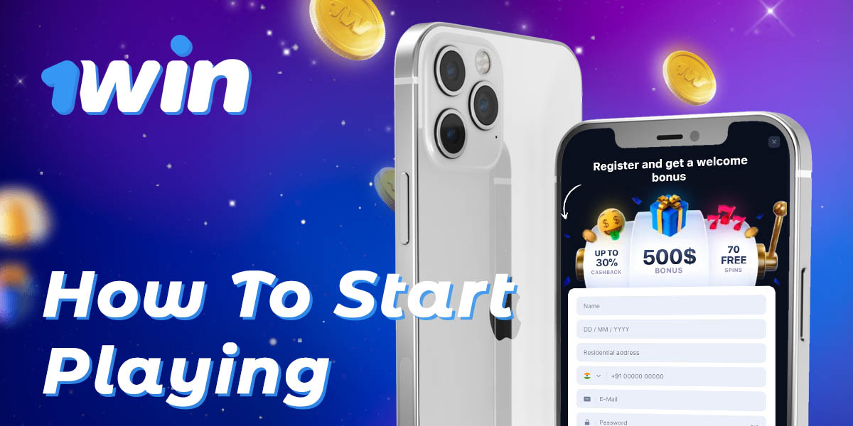 How Indian users can start playing Rocket X on 1Win 