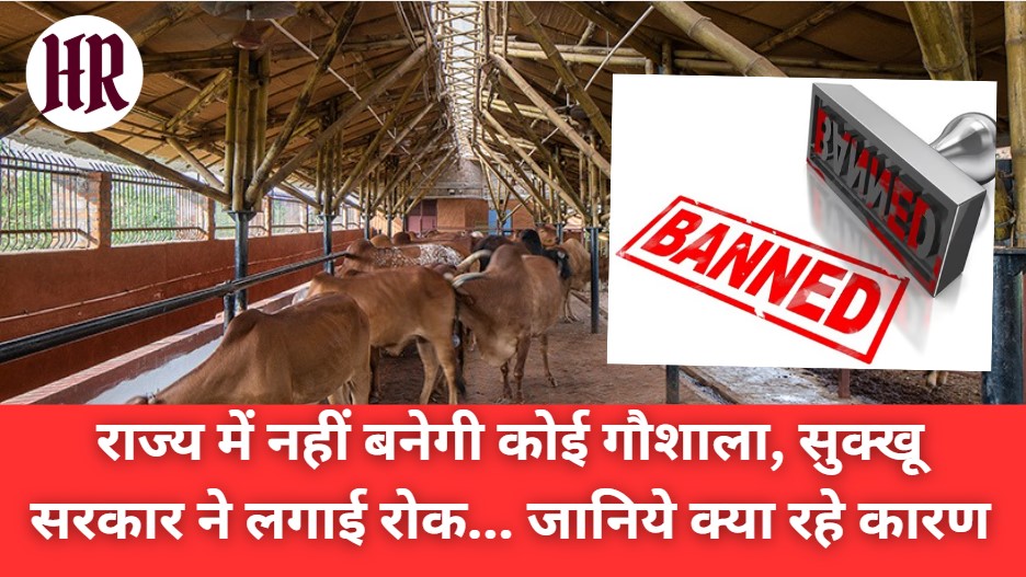 Himachal Latest News Today: No cowshed will be built in the state, Sukhu government imposed a ban... know the reason